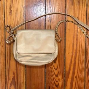 Vintage Nine West leather purse in nude.